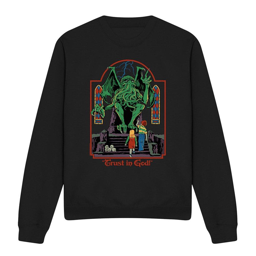 Black - Steven Rhodes - Steven Rhodes Trust In God Sweatshirt Black - 4