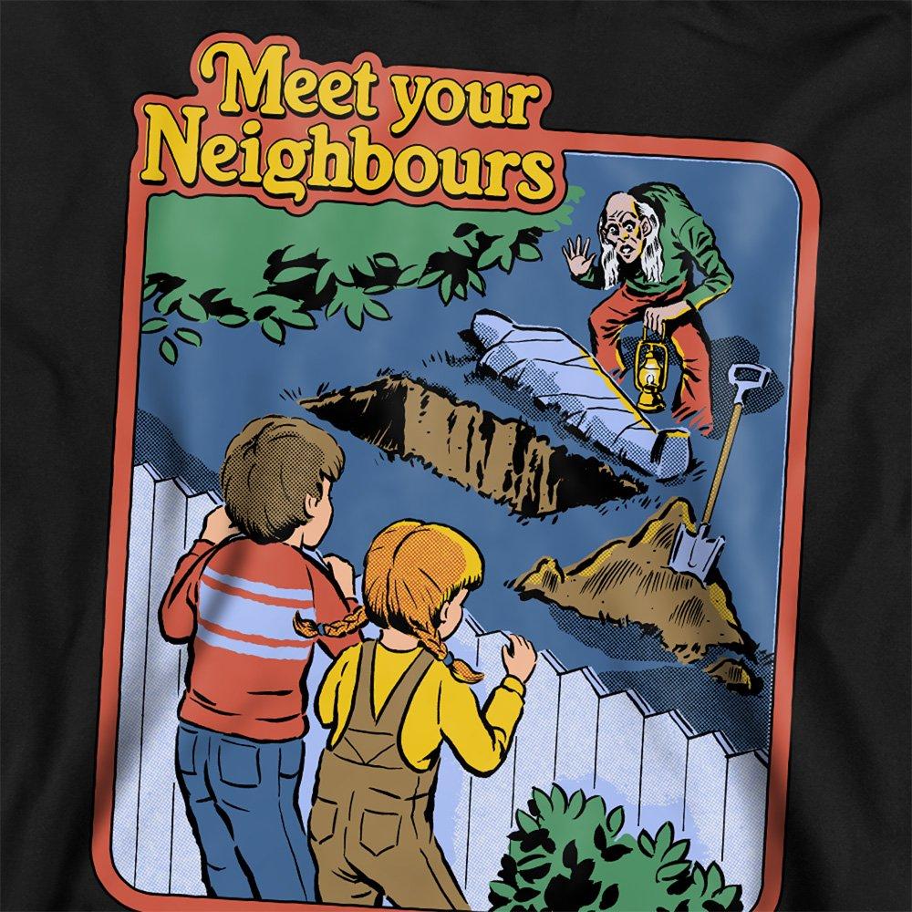 Black - Steven Rhodes - Steven Rhodes Meet Your Neighbours Sweatshirt Bla - 2