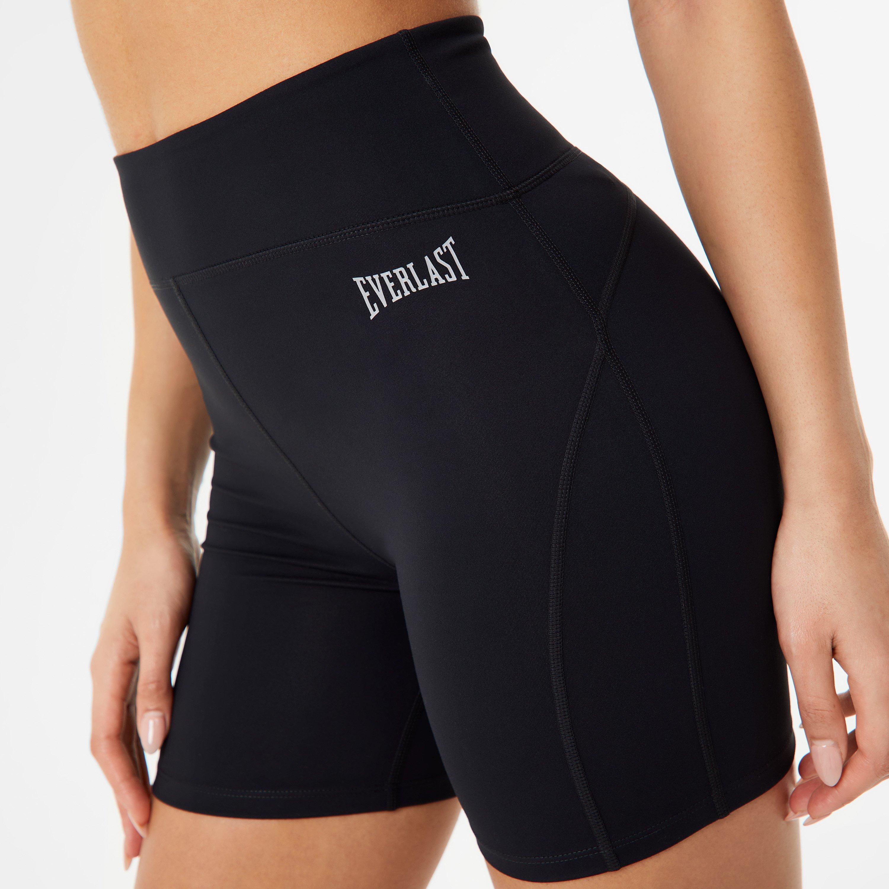 Black - Everlast - Contour Panel Shorts Womens - 3