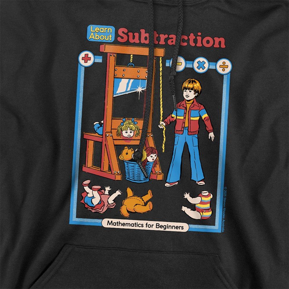 Black - Steven Rhodes - Steven Rhodes Learn About Subtraction Hoodie Blac - 2