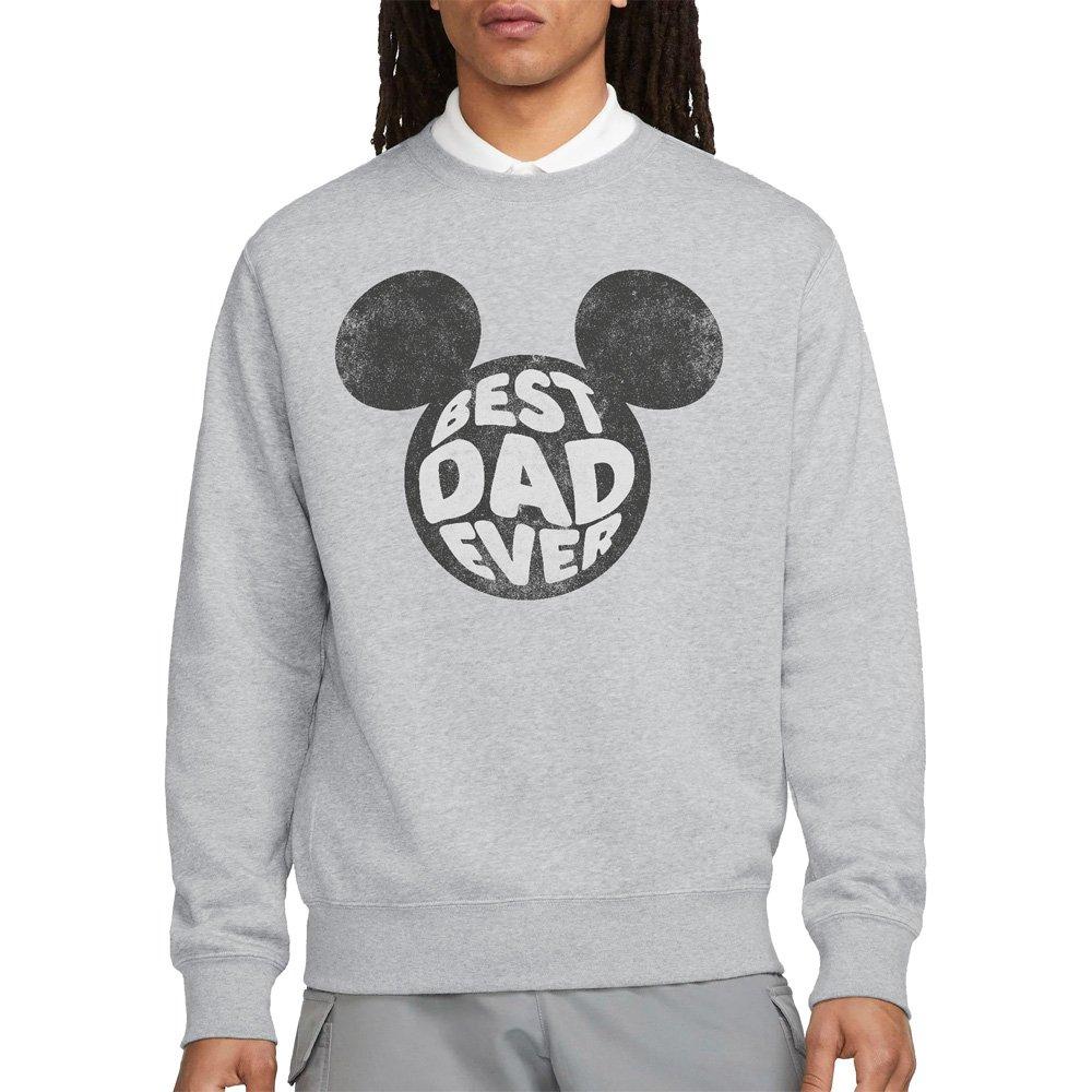 Mickey Mouse Mickey Mouse Best Dad Ever Sweatshirt Light Grey