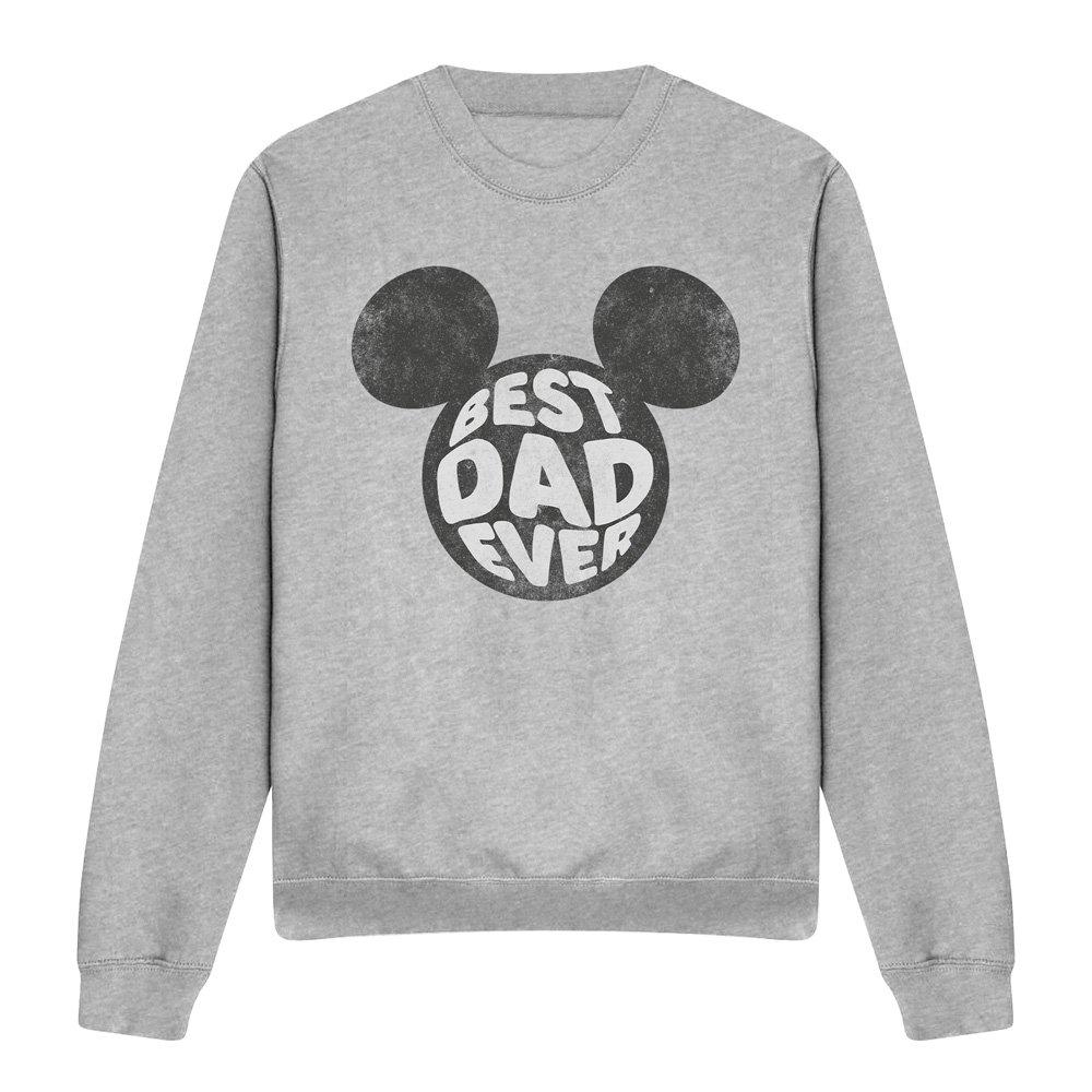 Light Grey - Mickey Mouse - Mickey Mouse Best Dad Ever Sweatshirt Light Grey - 4