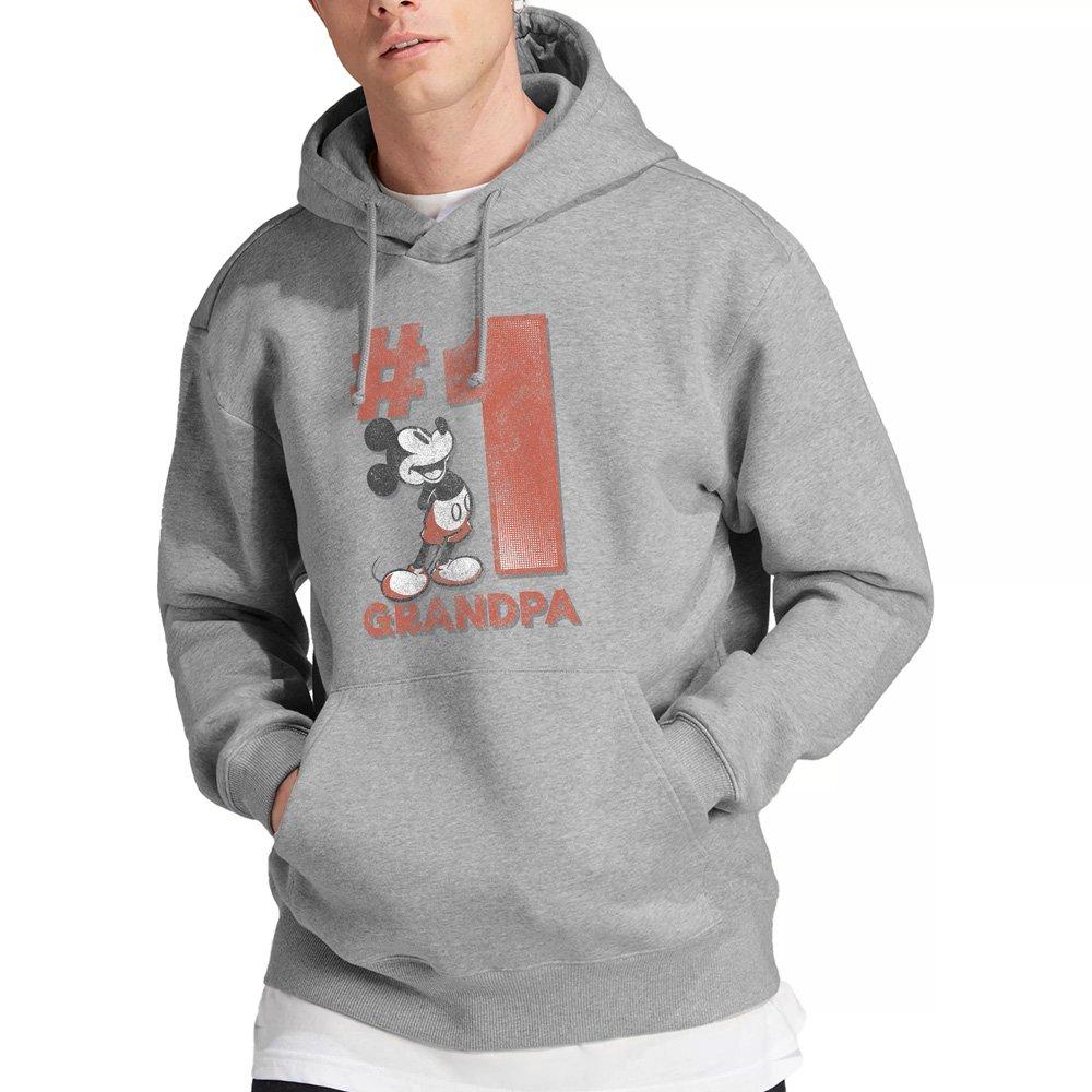 Mickey Mouse Mickey Mouse Number 1 Grandpa Hoodie Light Grey