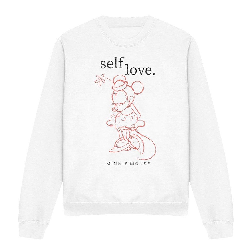 White - Minnie Mouse - Minnie Mouse Self Love Valentines Day Sweatshirt - 4