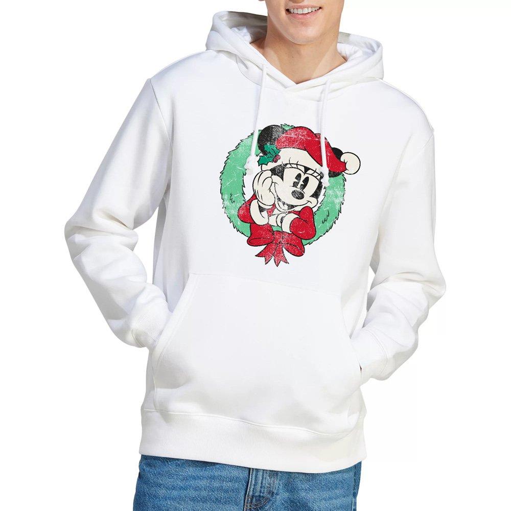 White - Minnie Mouse - Minnie Mouse Christmas Wreath Hoodie White - 1
