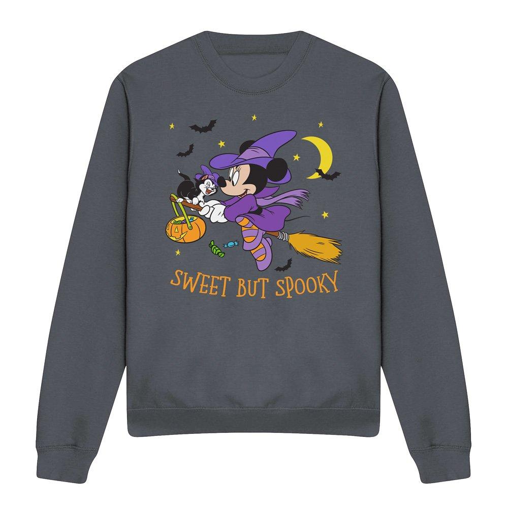 Charcoal - Minnie Mouse - Minnie Mouse Spooky Witch Sweatshirt Charcoal - 4