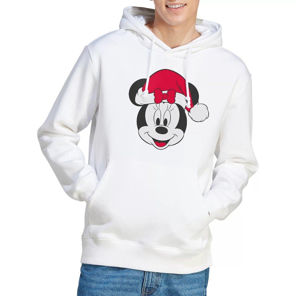 White - Minnie Mouse - Minnie Mouse Christmas Hat Hoodie White - 1