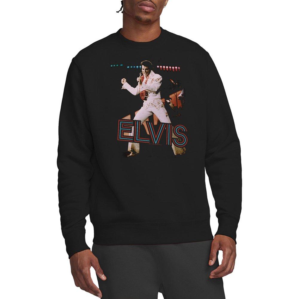 Black - Elvis Presley - Elvis Presley Hit The Lights Sweatshirt Black - 1