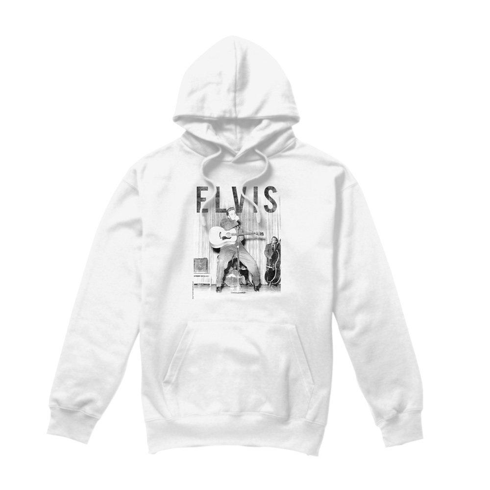 White - Elvis Presley - With The Band Hoodie White - 4