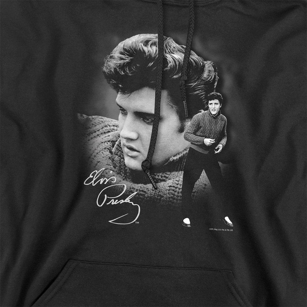 Black - Elvis Presley - Sweater Hoodie Black - 2