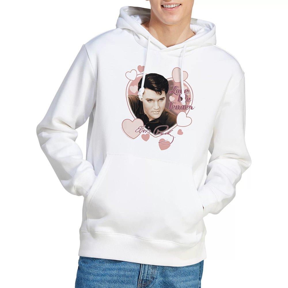 White - Elvis Presley - Elvis Presleylove Me Tender Hoodie White - 1