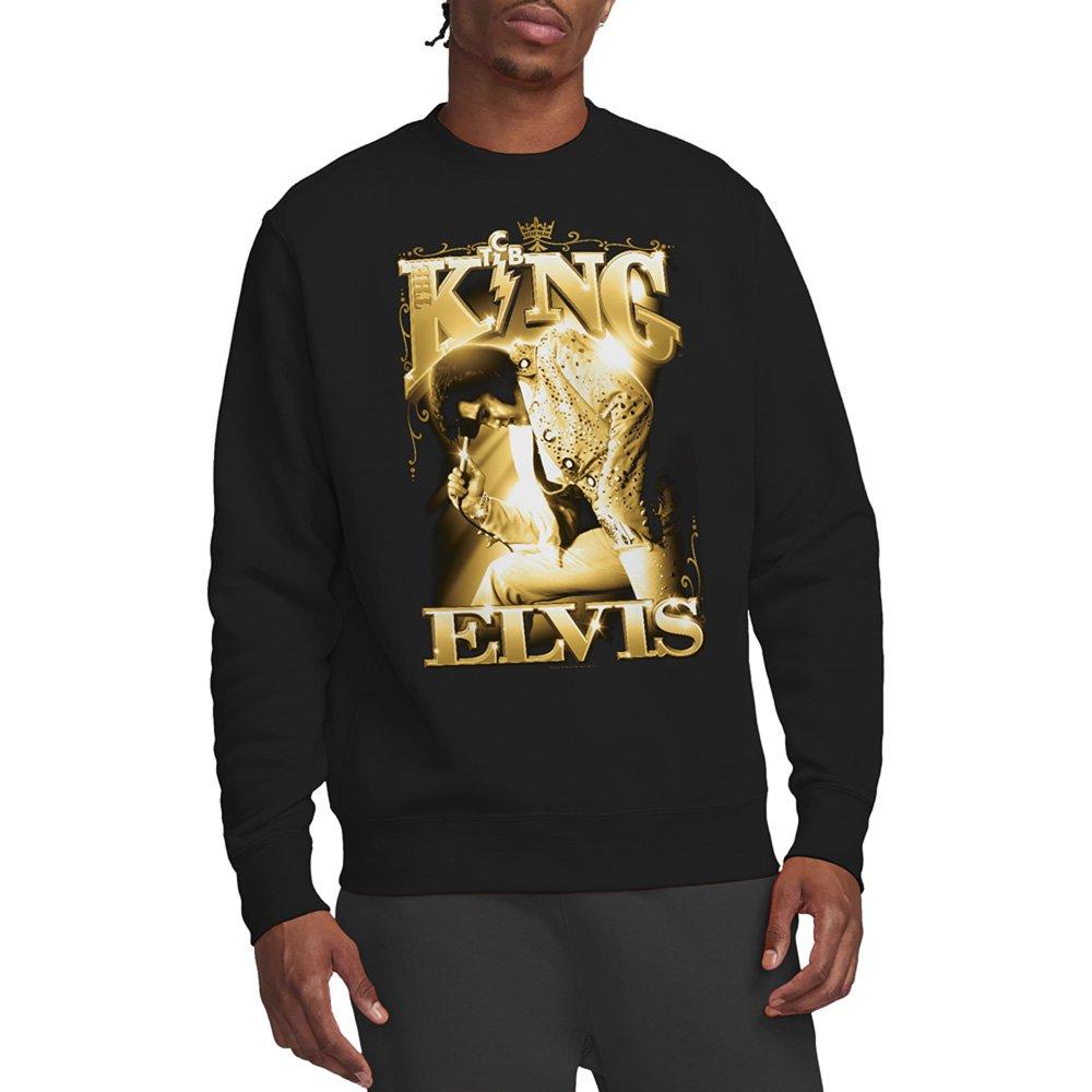 Black - Elvis Presley - Elvis Presley The King Sweatshirt Black - 1