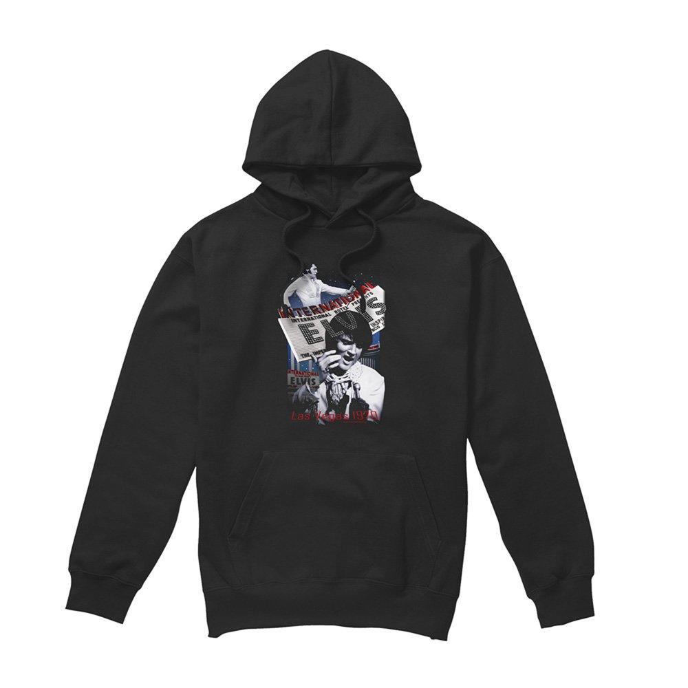 Black - Elvis Presley - International Hotel Hoodie Black - 4