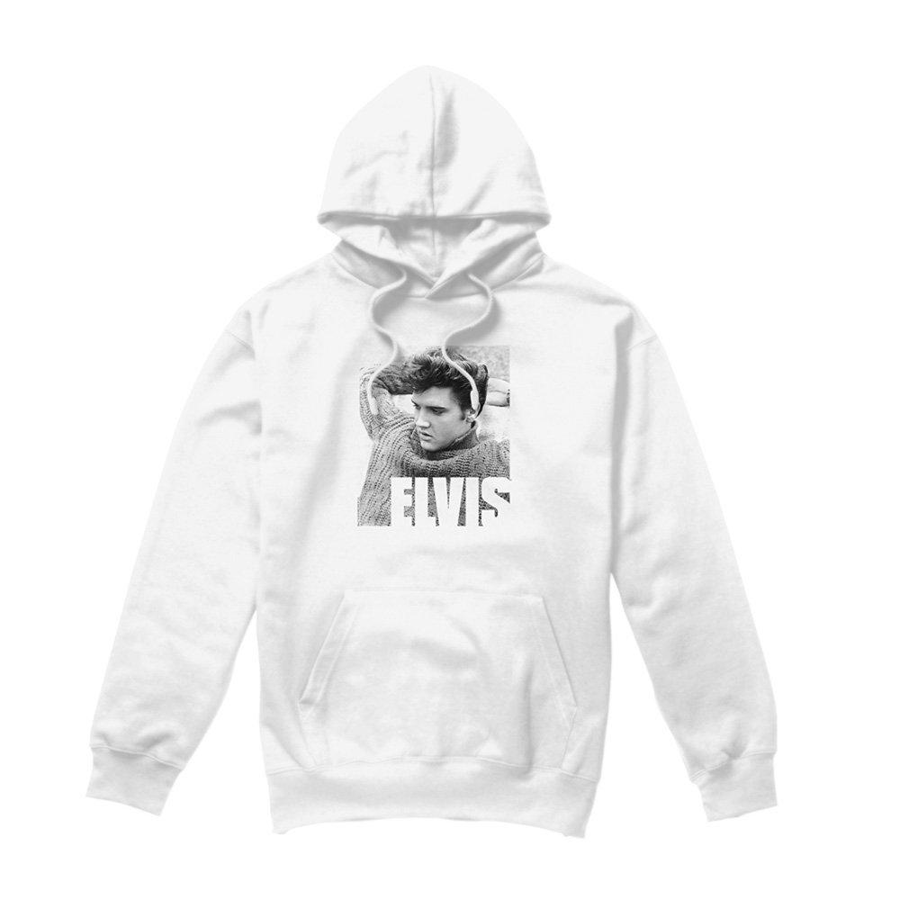 White - Elvis Presley - Elvis Presley Relaxing Hoodie White - 4
