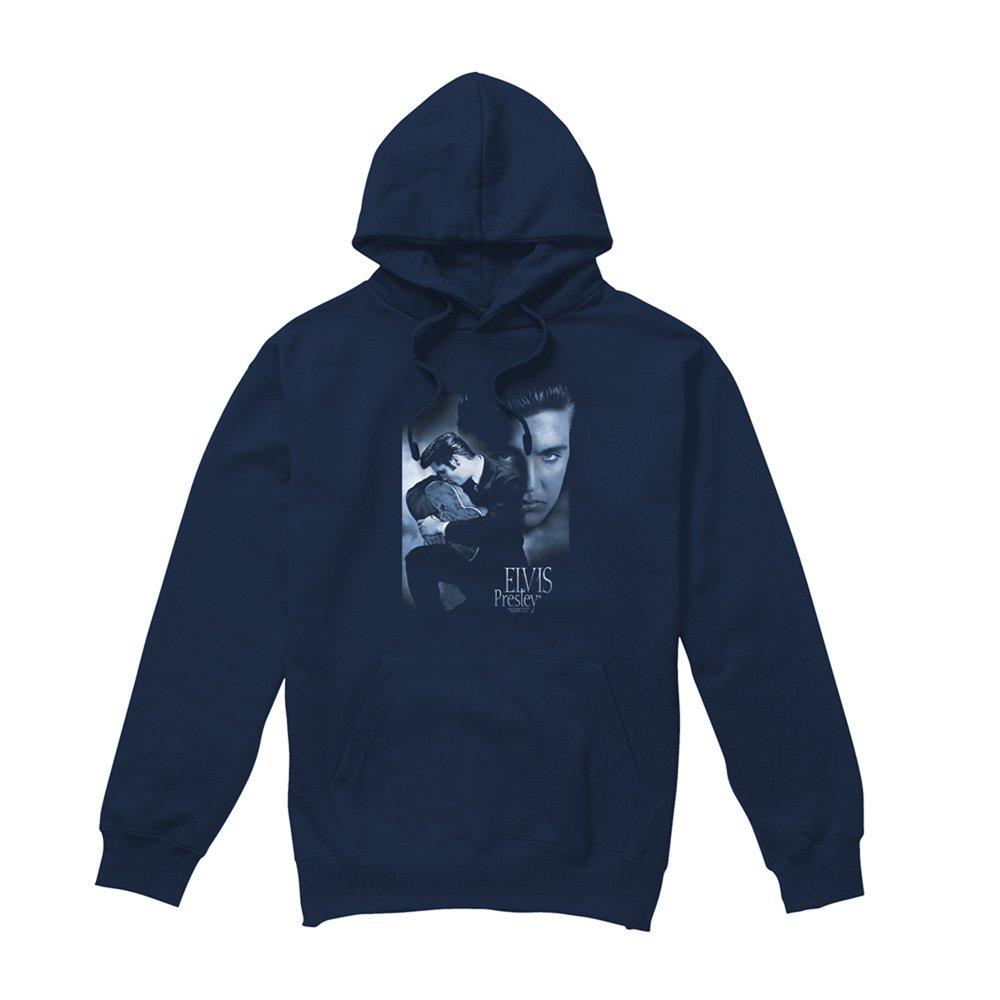 Navy - Elvis Presley - Elvis Presley Reverent Hoodie Navy - 4