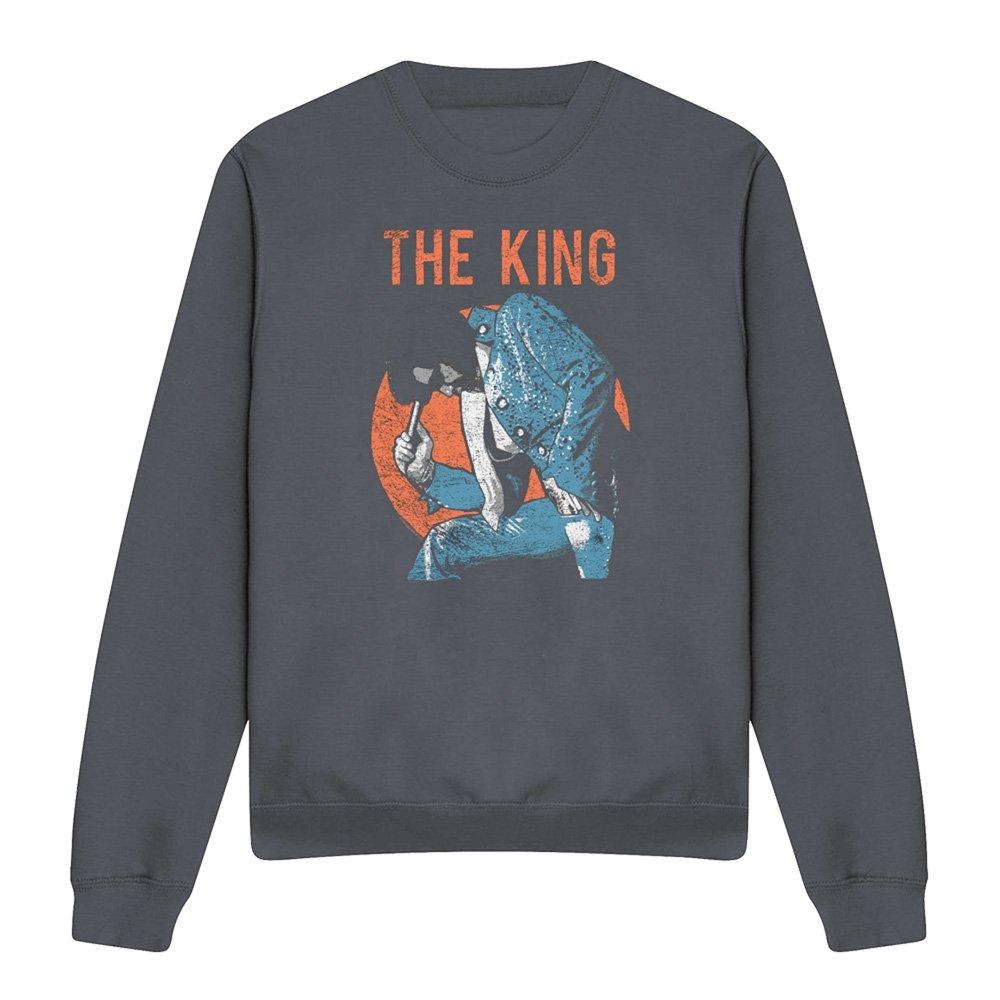 Charcoal - Elvis Presley - Elvis Presleymic In Hand Sweatshirt Charcoal - 4