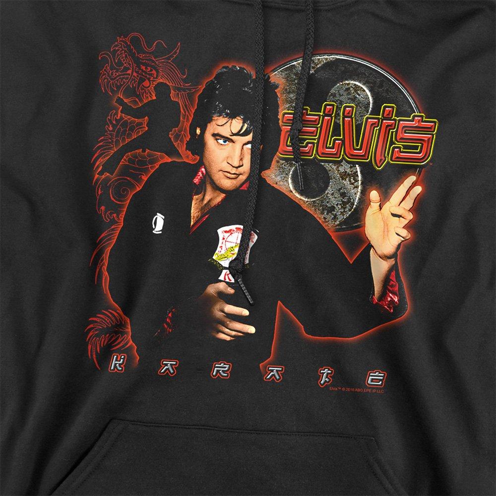 Black - Elvis Presley - Elvis Presley Karate Hoodie Black - 2