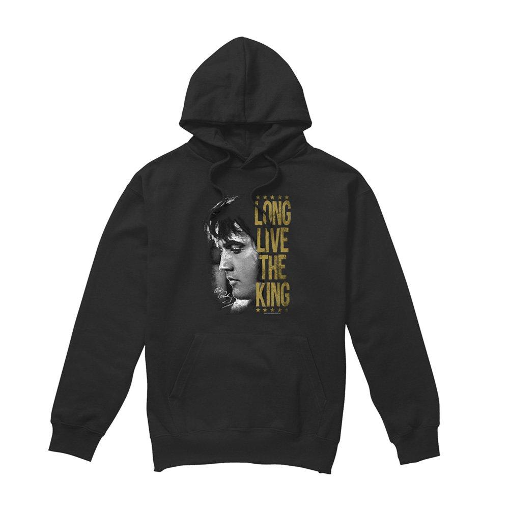 Black - Elvis Presley - Long Live The King Hoodie Black - 4