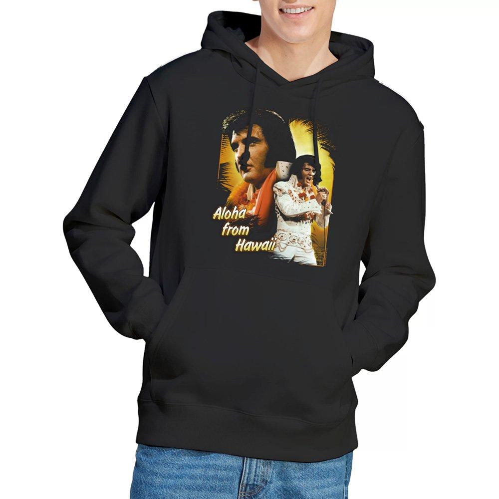 Black - Elvis Presley - Elvis Presley Aloha Hoodie Black - 1