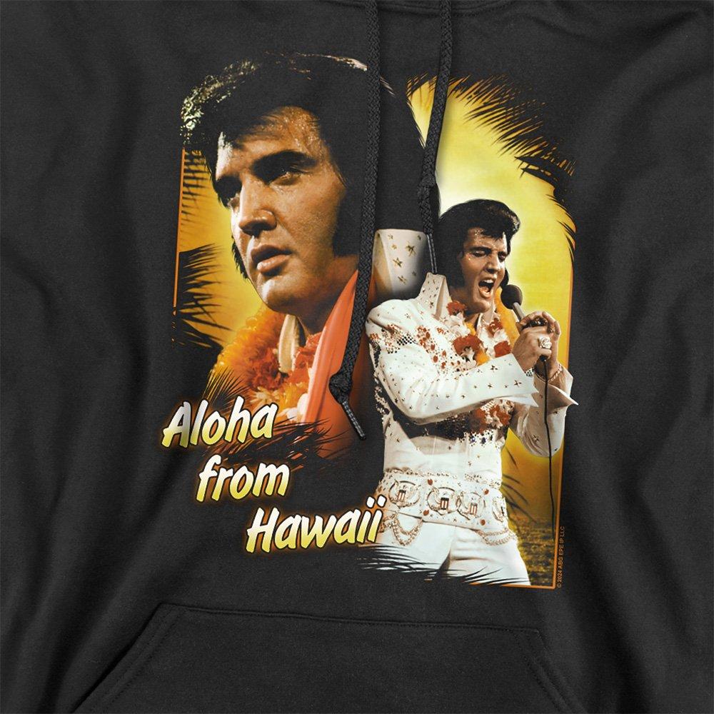 Black - Elvis Presley - Elvis Presley Aloha Hoodie Black - 2