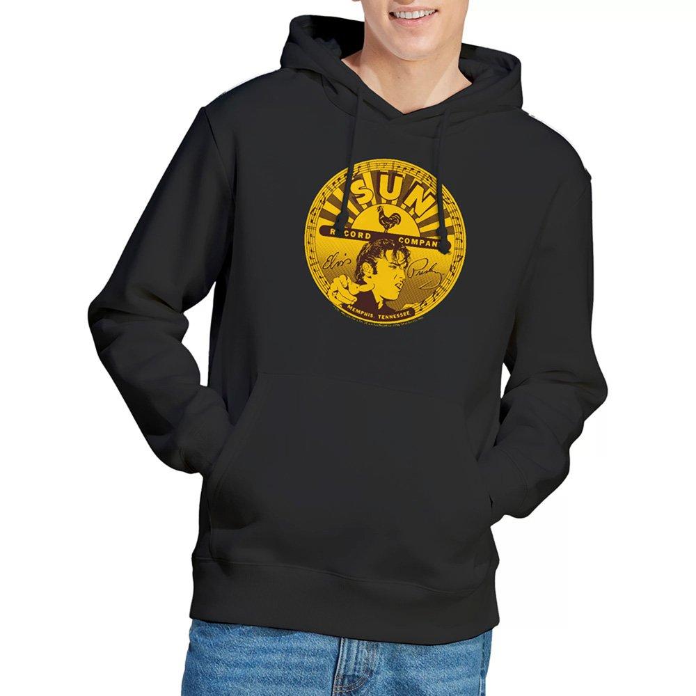 Black - Elvis Presley - Sun Elvis Full Sun Label Hoodie Black - 1