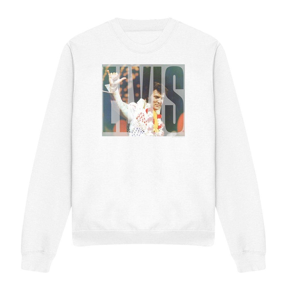 White - Elvis Presley - Aloha Knockout Sweatshirt White - 4