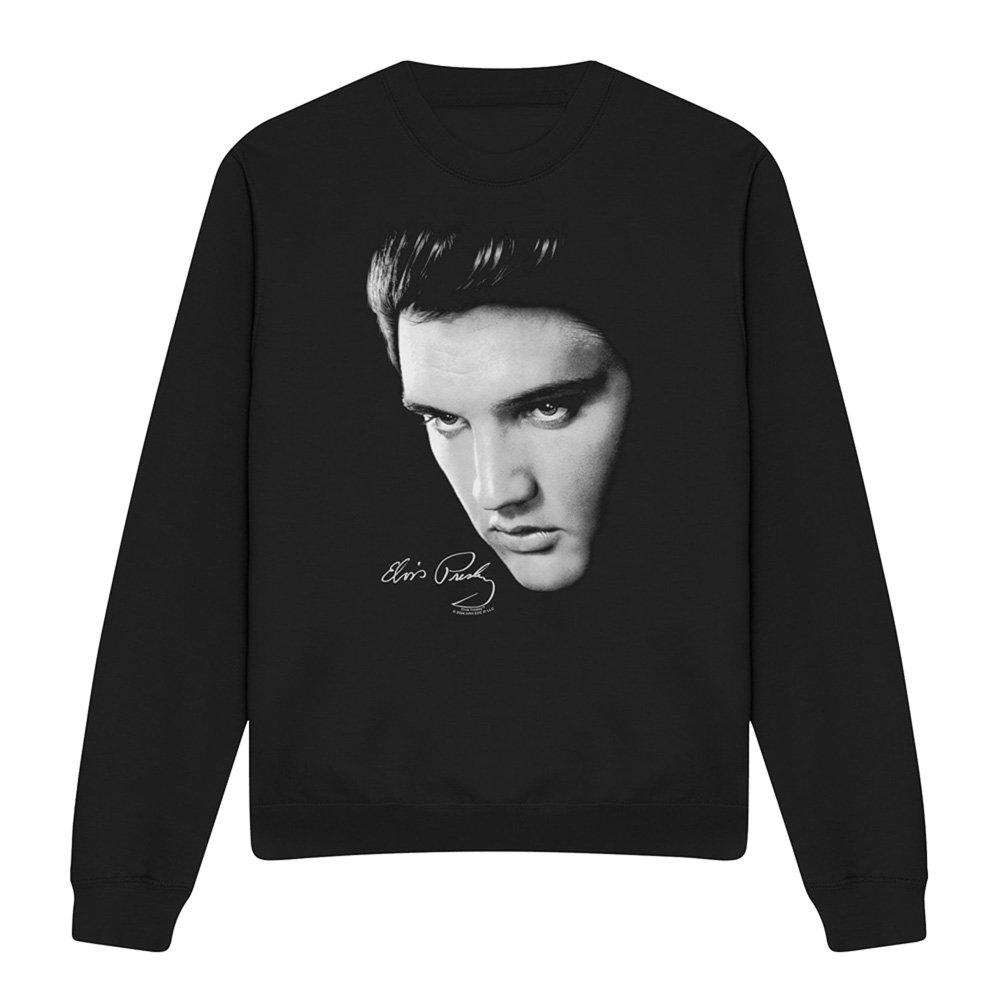 Black - Elvis Presley - Elvis Presley Face Sweatshirt Black - 4