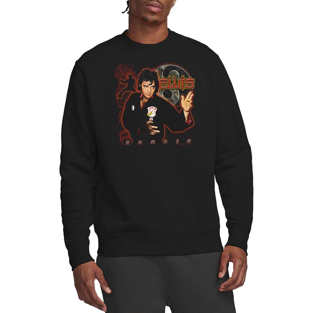 Black - Elvis Presley - Elvis Presley Karate Sweatshirt Black - 1