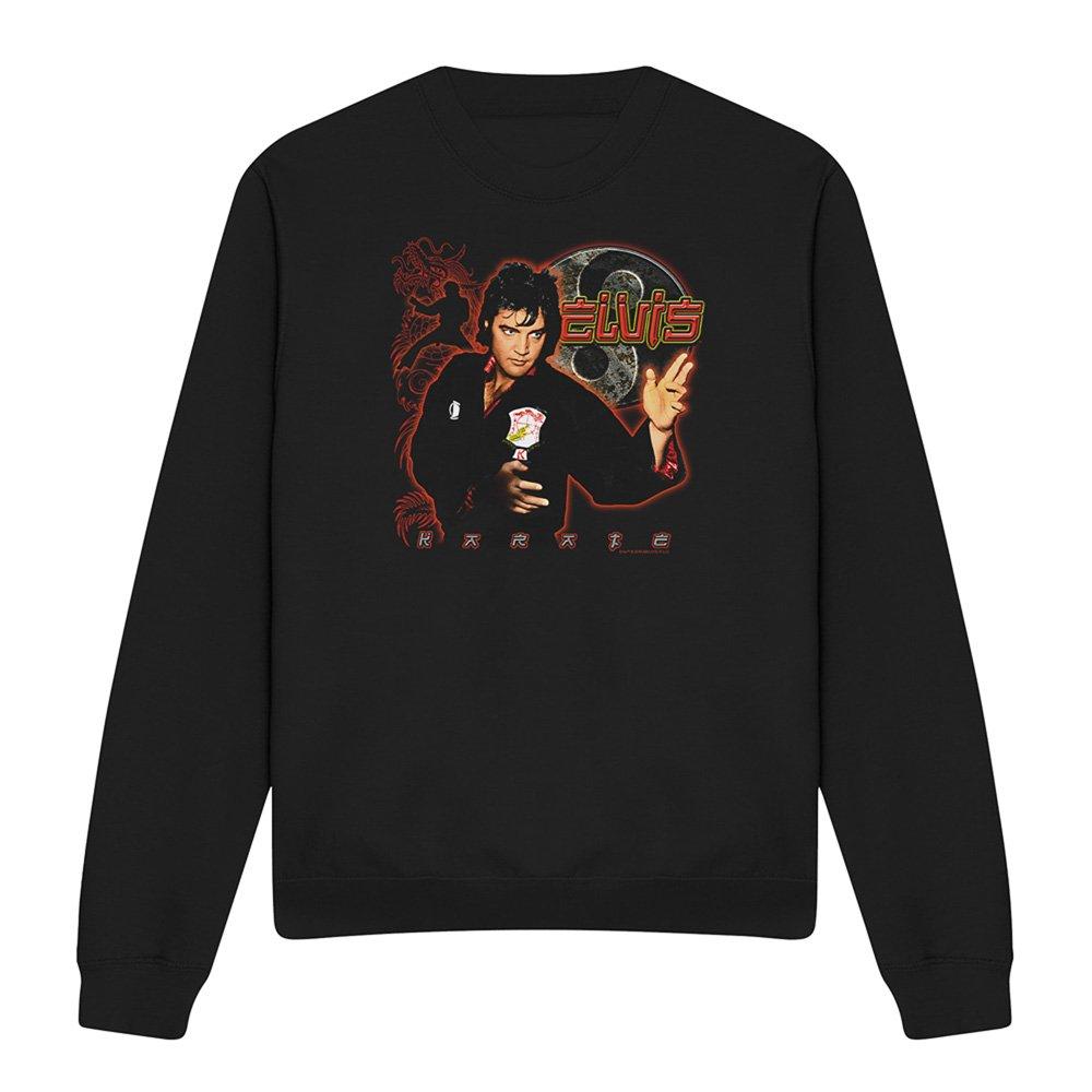 Black - Elvis Presley - Elvis Presley Karate Sweatshirt Black - 4