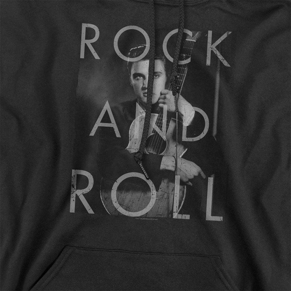 Black - Elvis Presley - Elvis Presley Rock And Roll Hoodie Black - 2