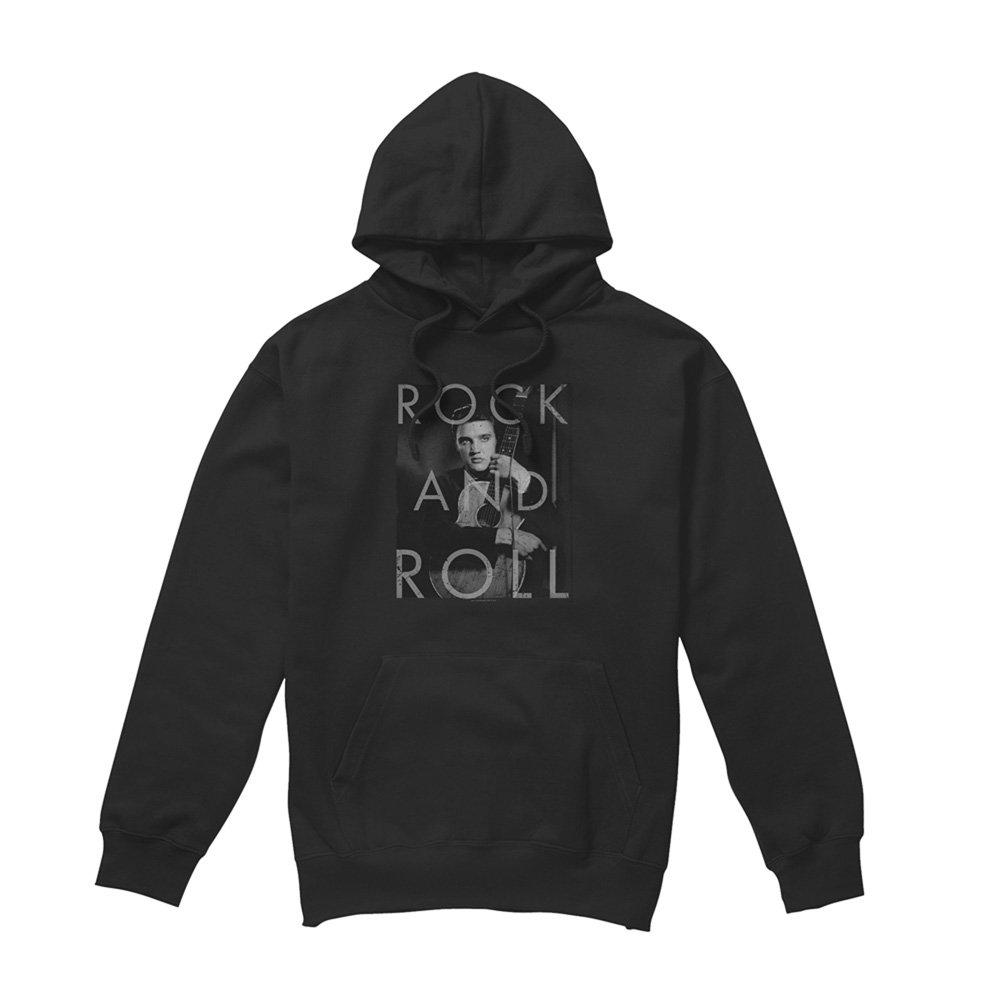 Black - Elvis Presley - Elvis Presley Rock And Roll Hoodie Black - 4