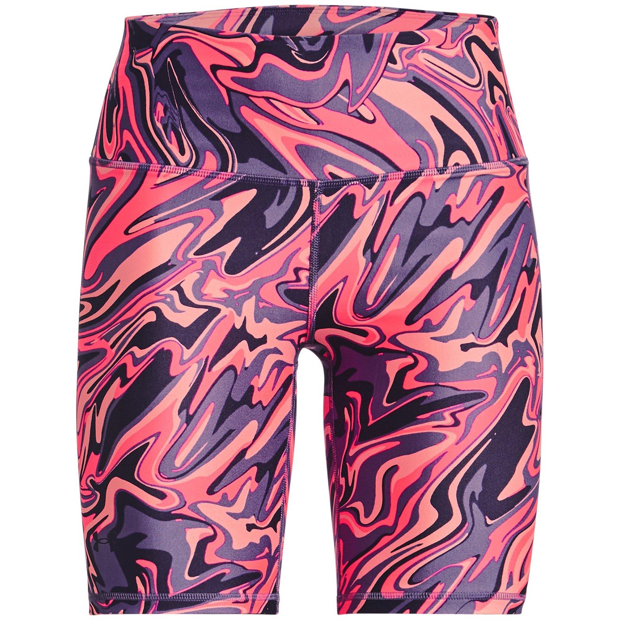 Posh Pink - Under Armour - HeatGear Bike Shorts Womens - 1