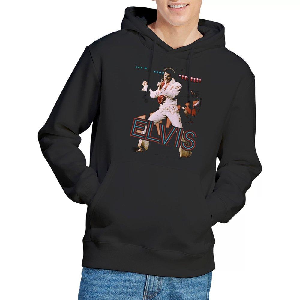 Black - Elvis Presley - Elvis Presley Hit The Lights Hoodie Black - 1