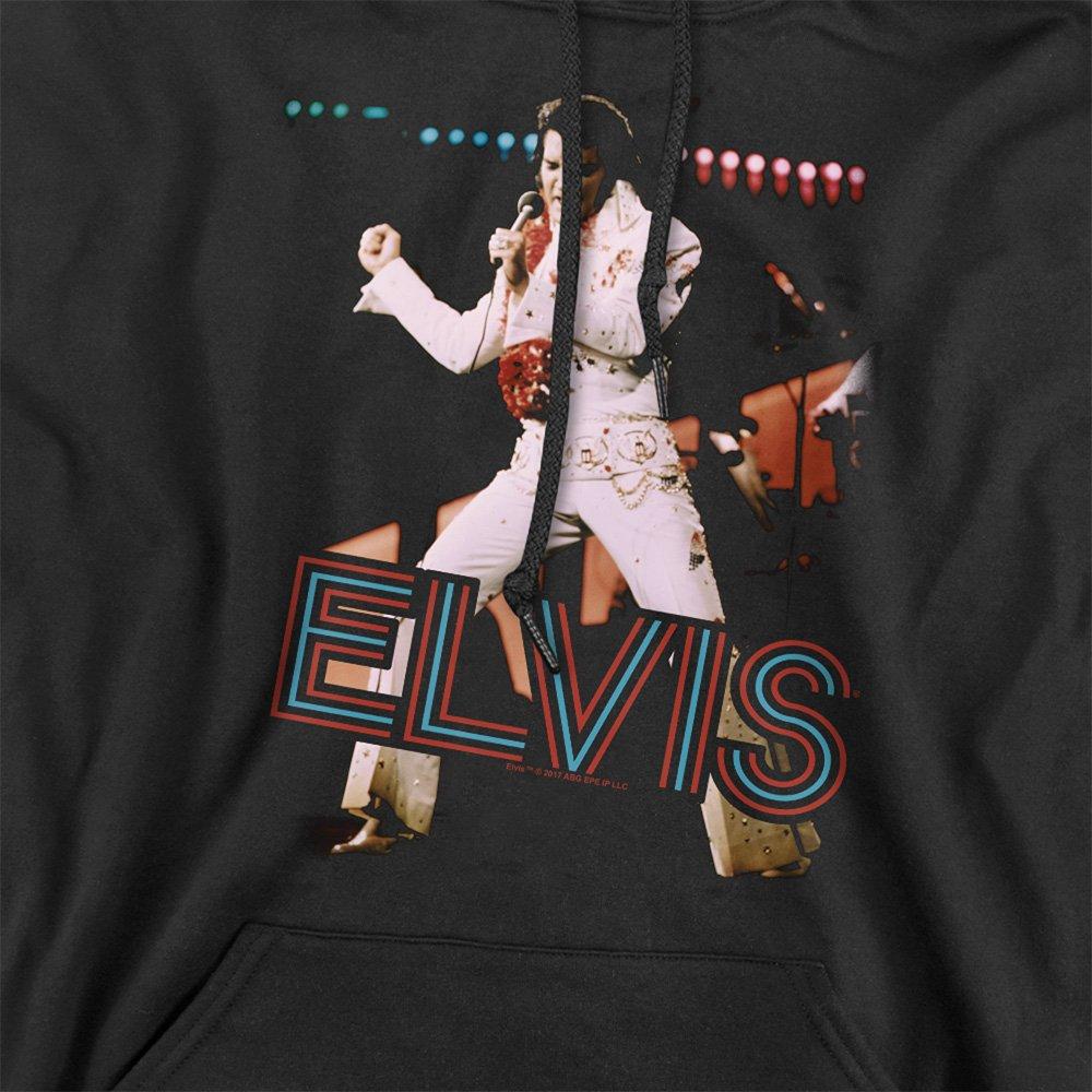 Black - Elvis Presley - Elvis Presley Hit The Lights Hoodie Black - 2