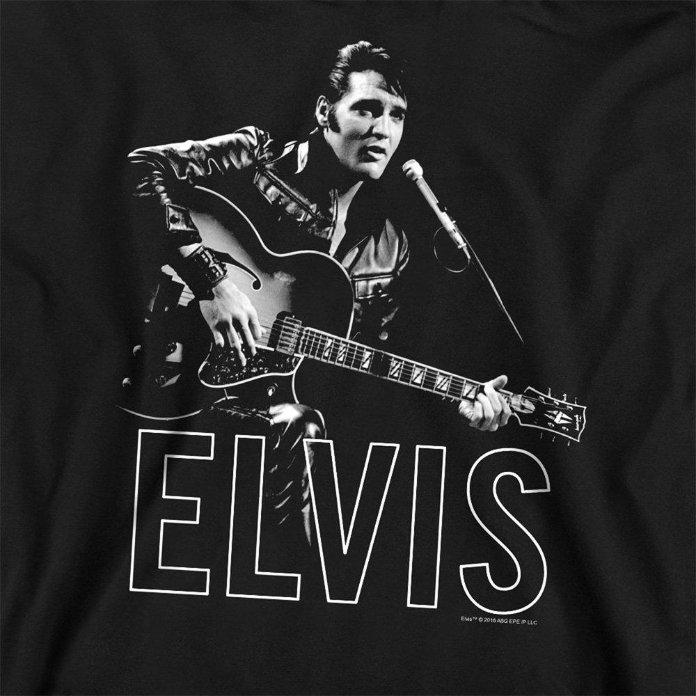 Black - Elvis Presley - Elvis Presley Guitar In Hand Sweatshirt Black - 2