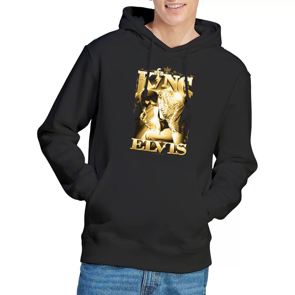 Black - Elvis Presley - Elvis Presley The King Hoodie Black - 1