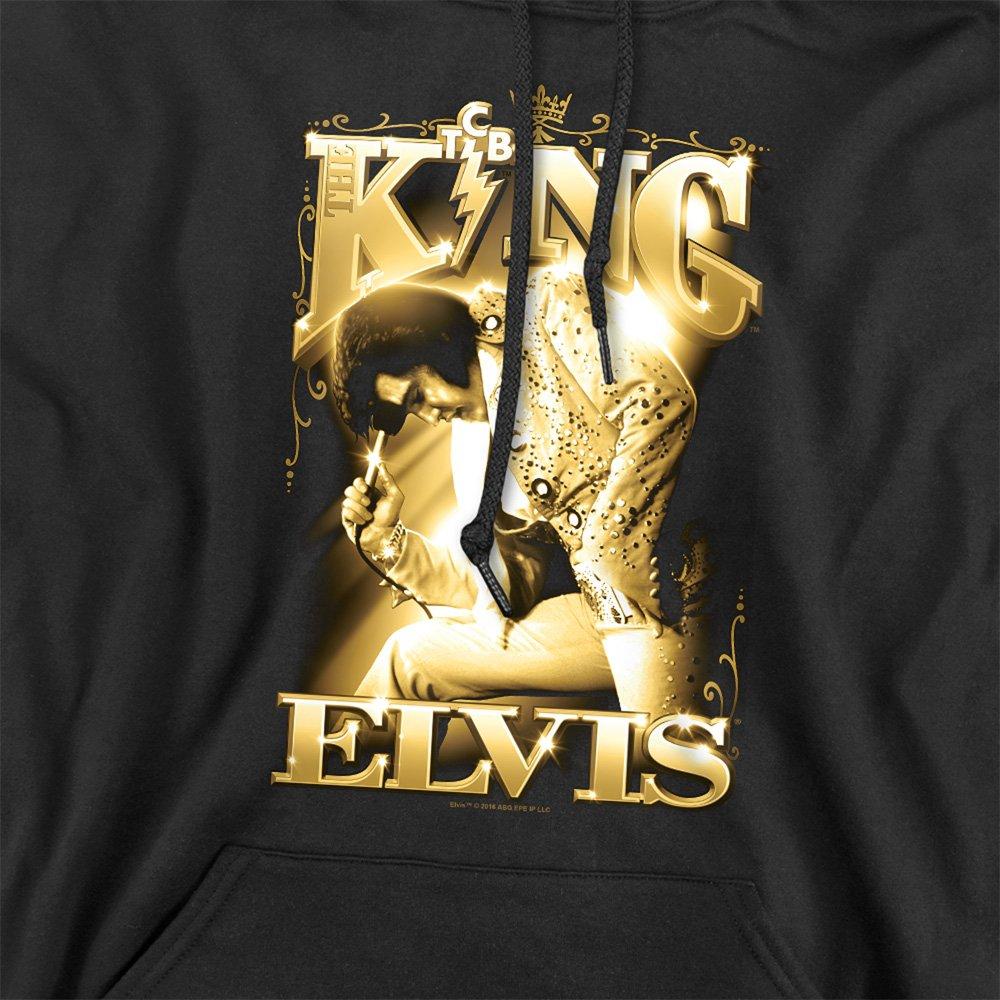 Black - Elvis Presley - Elvis Presley The King Hoodie Black - 2