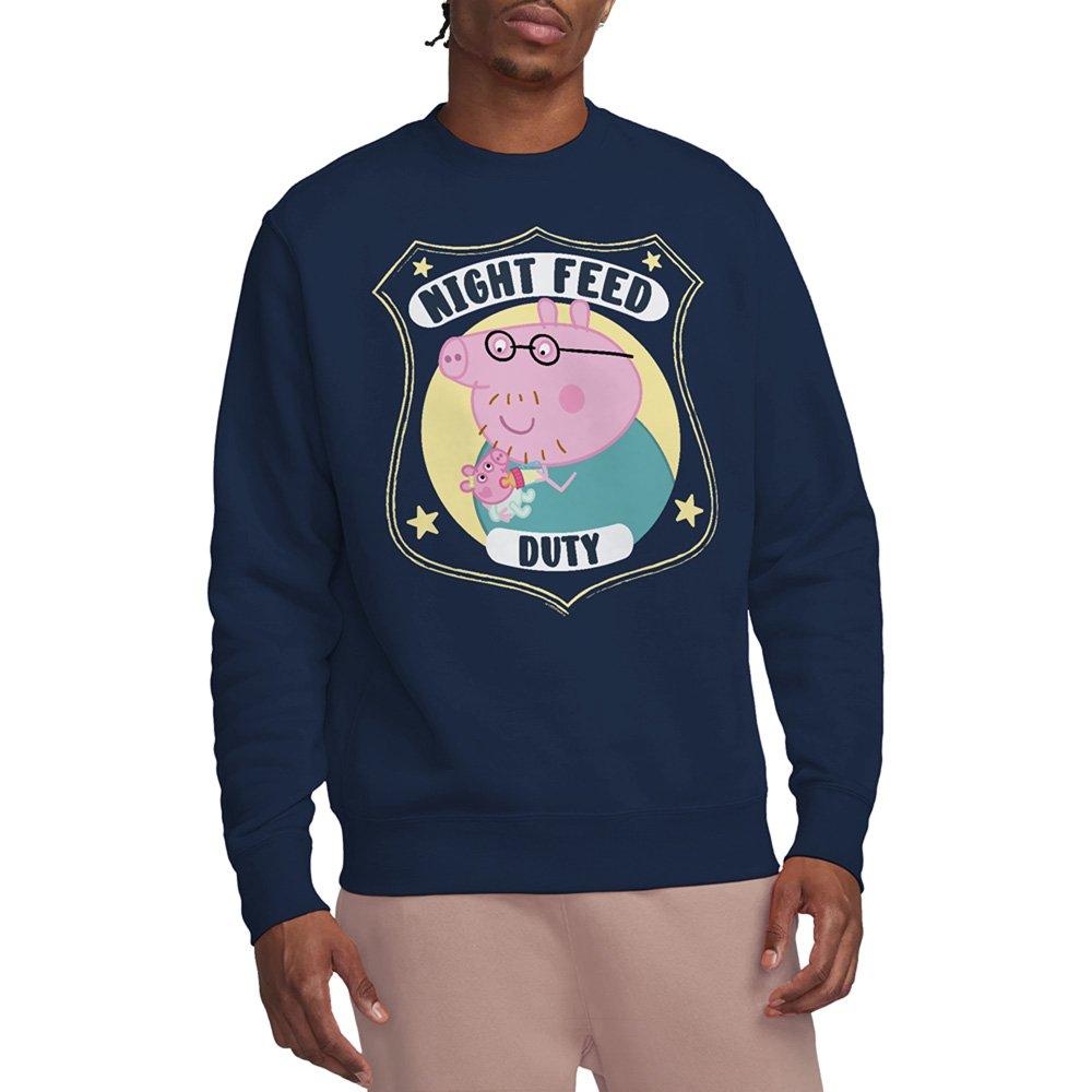 Navy - Hasbro - Peppa Pig - Daddy Pig Night Feed Duty Sweatshirt - 1