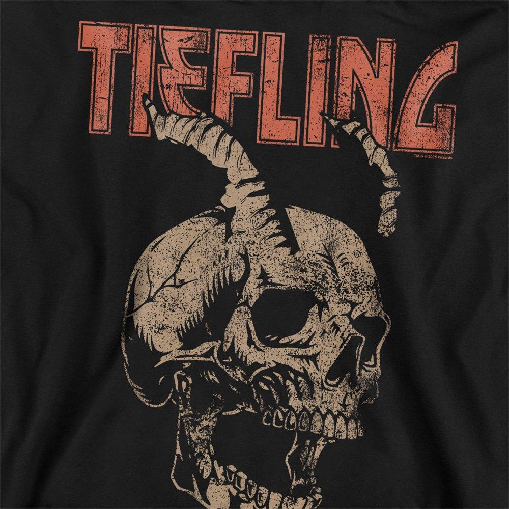 Black - Hasbro - Dungeons Dragons Tiefling Horn Skull Sweatshirt B - 2