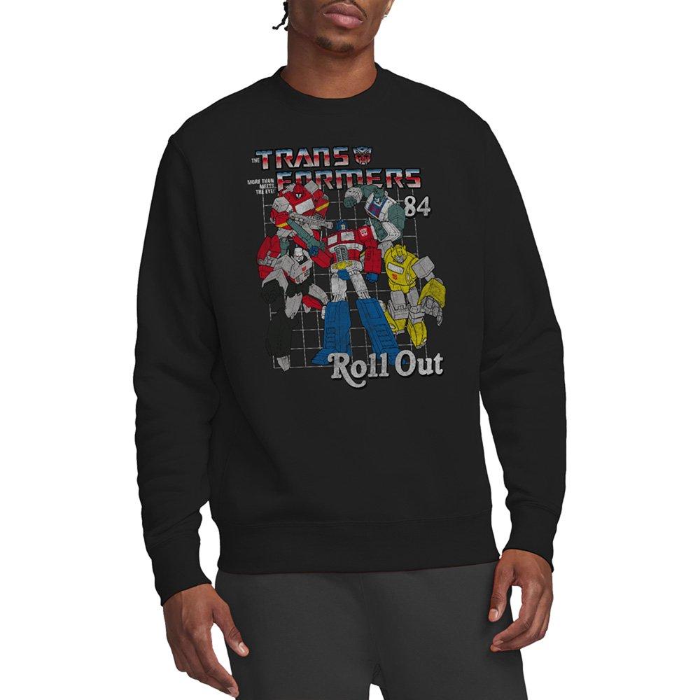 Hasbro Men's Transformers Roll Out Sweatshirt Black - XL