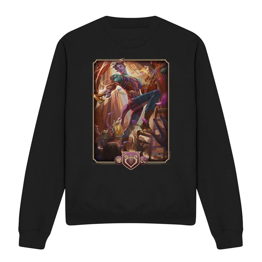 Black - Hasbro - Dungeons & Dragons - 2024 Bard Key Art Sweatshirt - 4