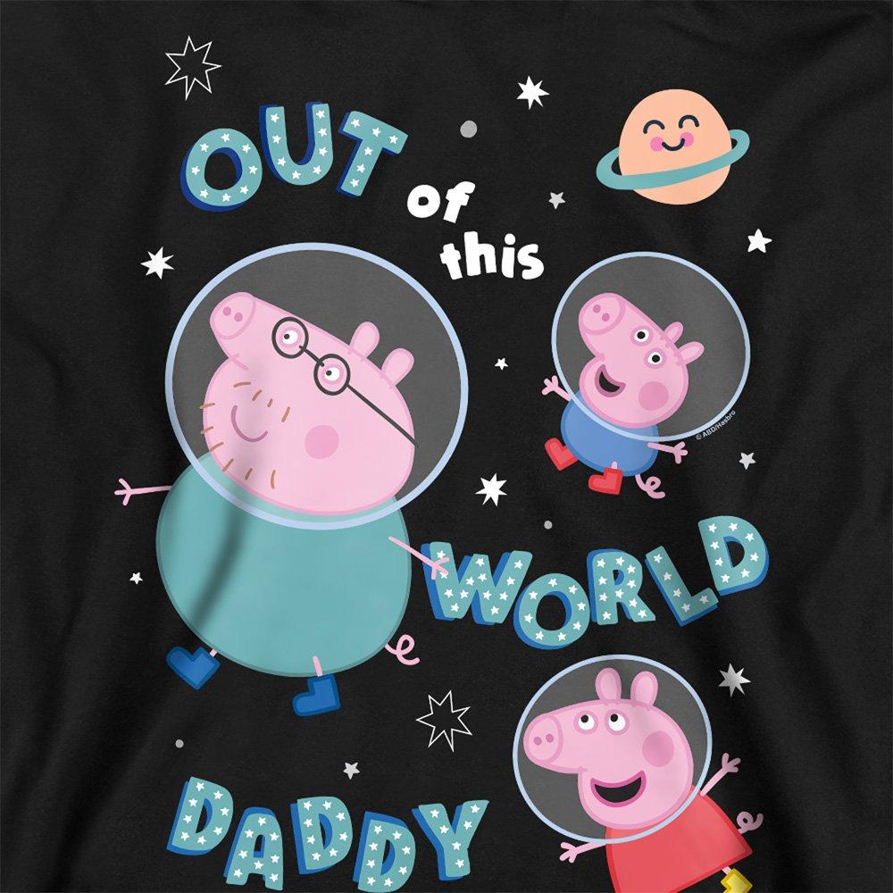 Black - Hasbro - Peppa Pig Out Of This World Daddy Pig Sweatshirt - 2