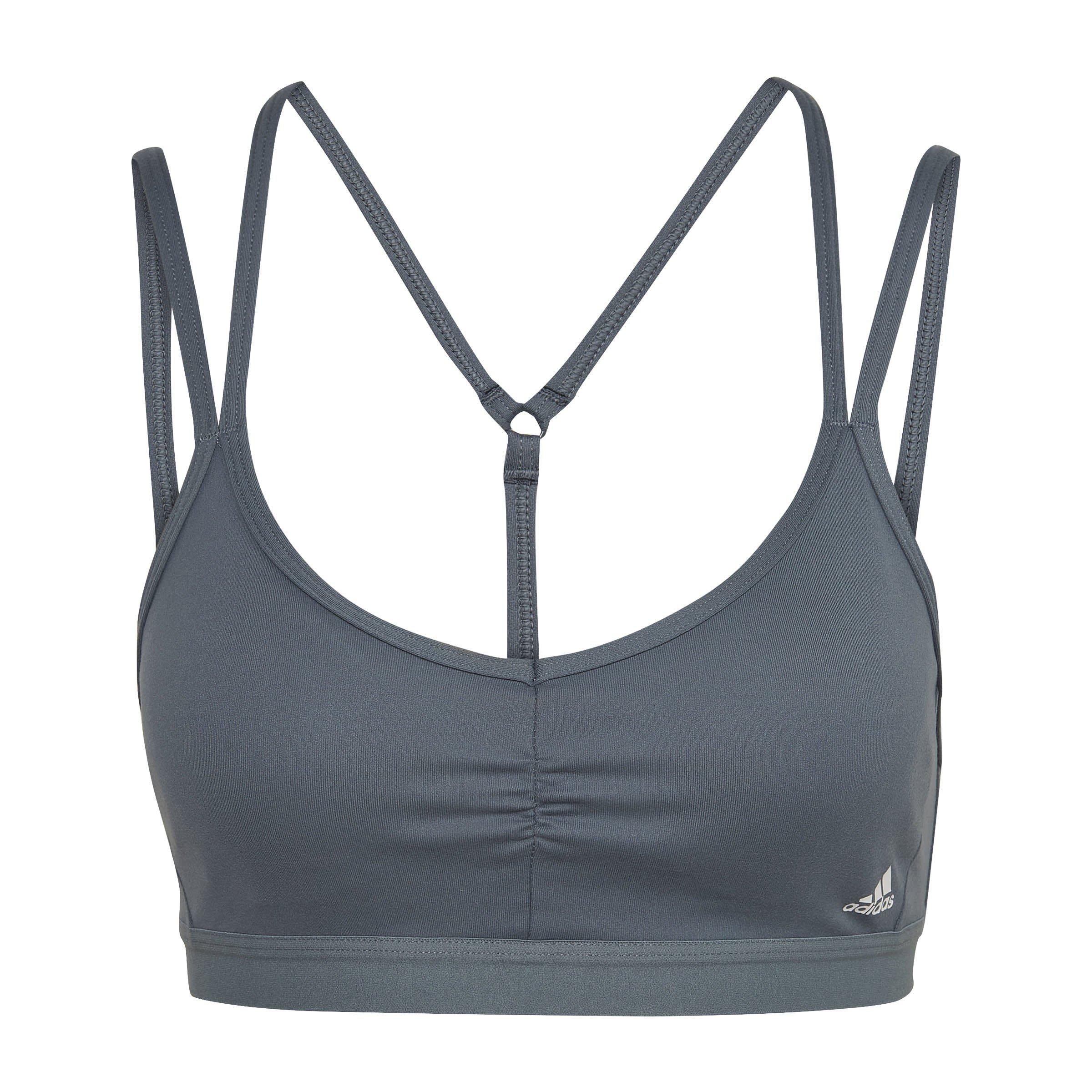 Blue Oxide (No hay problemas encontrados en el texto original en en-GB) - adidas - Yoga Essentials Light-Support Bra Womens - 1