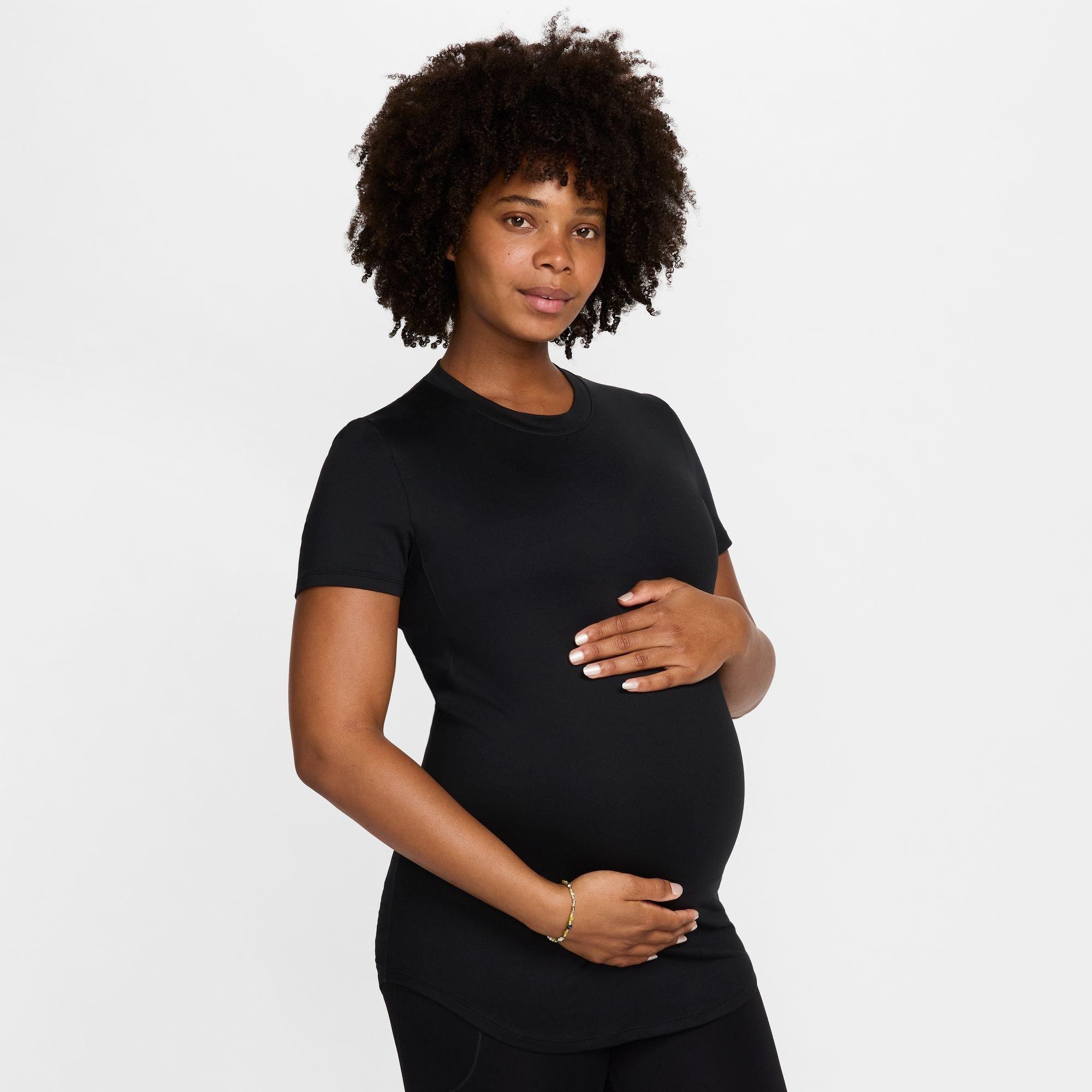 Nike Women's One Short Sleeve Performance T-Shirt - Black - 6 (2XS)