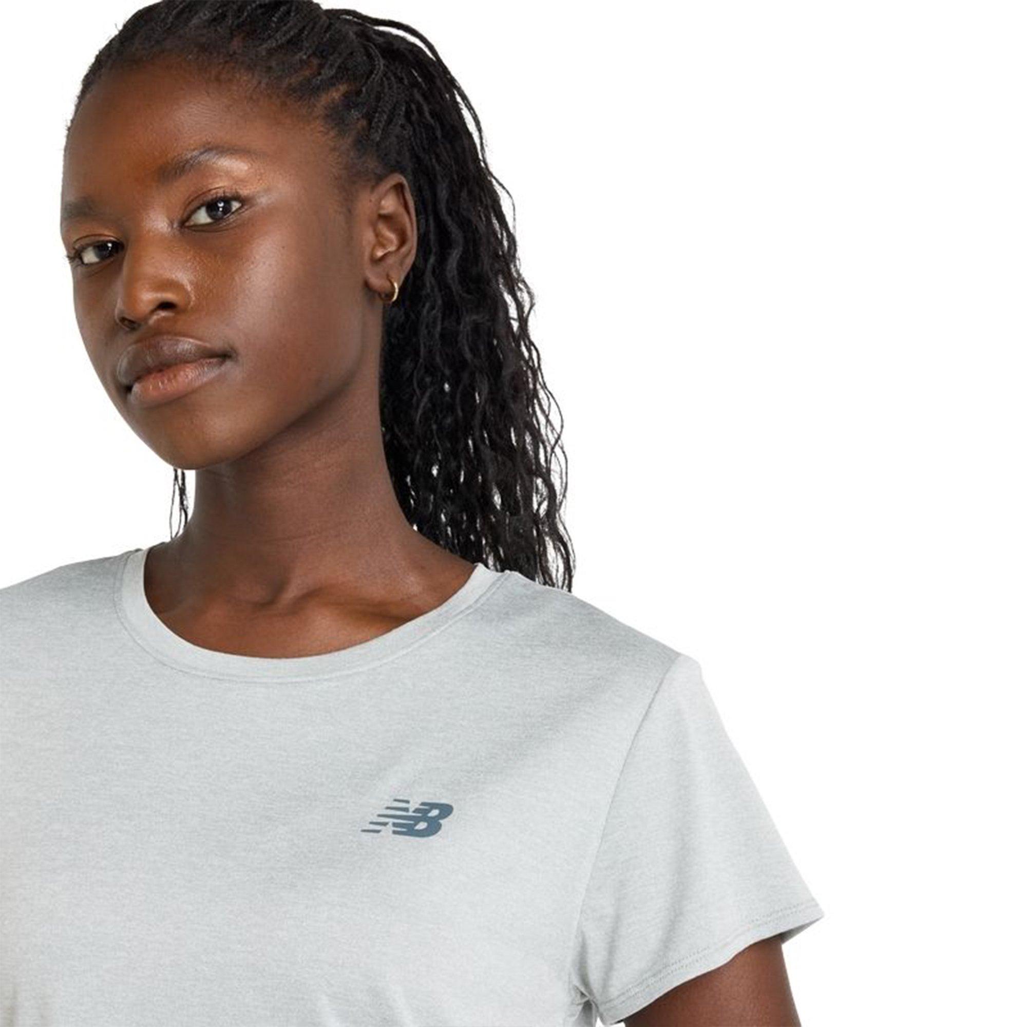 Ath.Grey - New Balance - Women's Sport Heather Short Sleeve Performance Running Top - 3