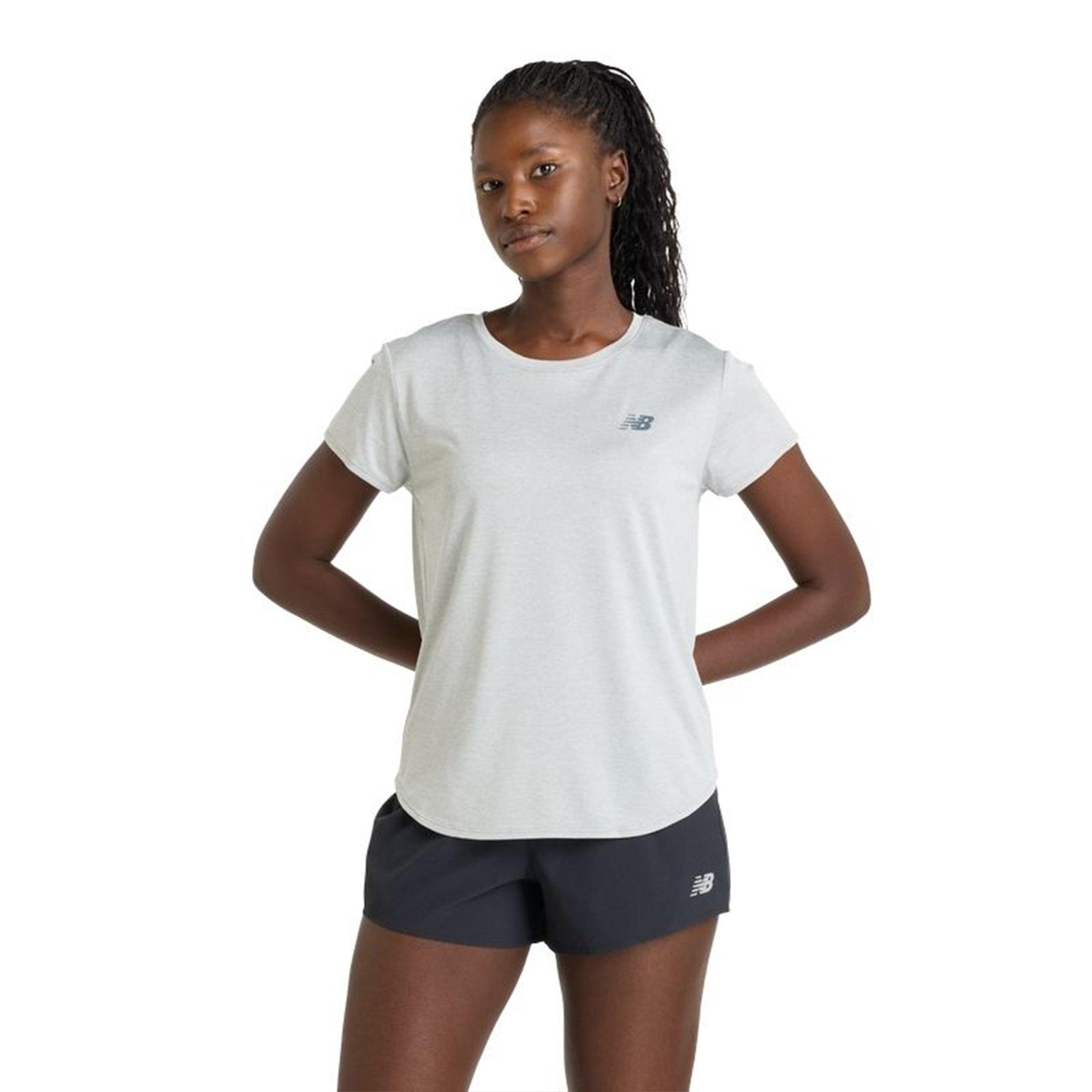 Ath.Grey - New Balance - Women's Sport Heather Short Sleeve Performance Running Top - 6