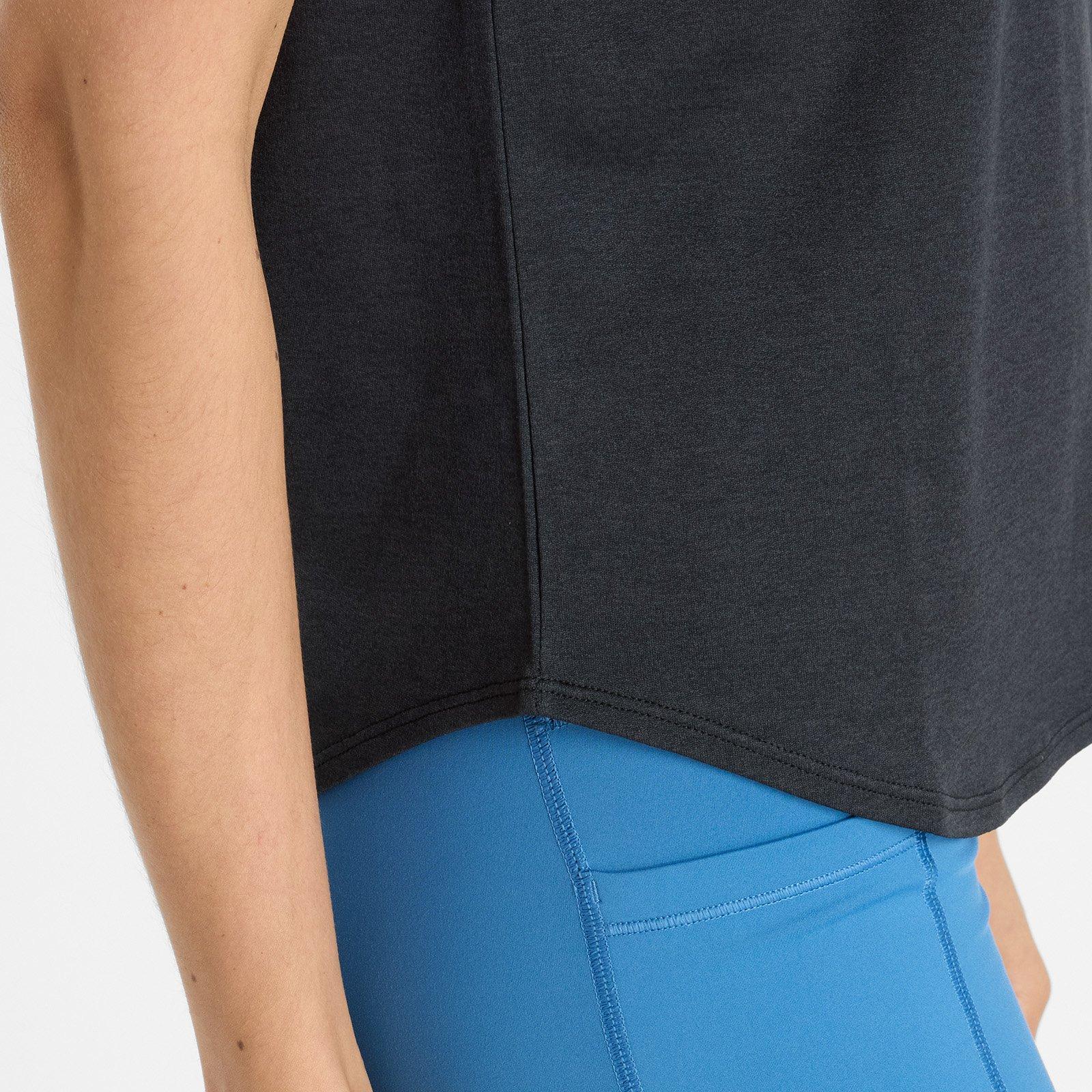 Black - New Balance - Sport Heather Short Sleeve Performance Running Top - 5