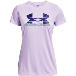 Under Armour Tech Solid Script T-Shirt Womens