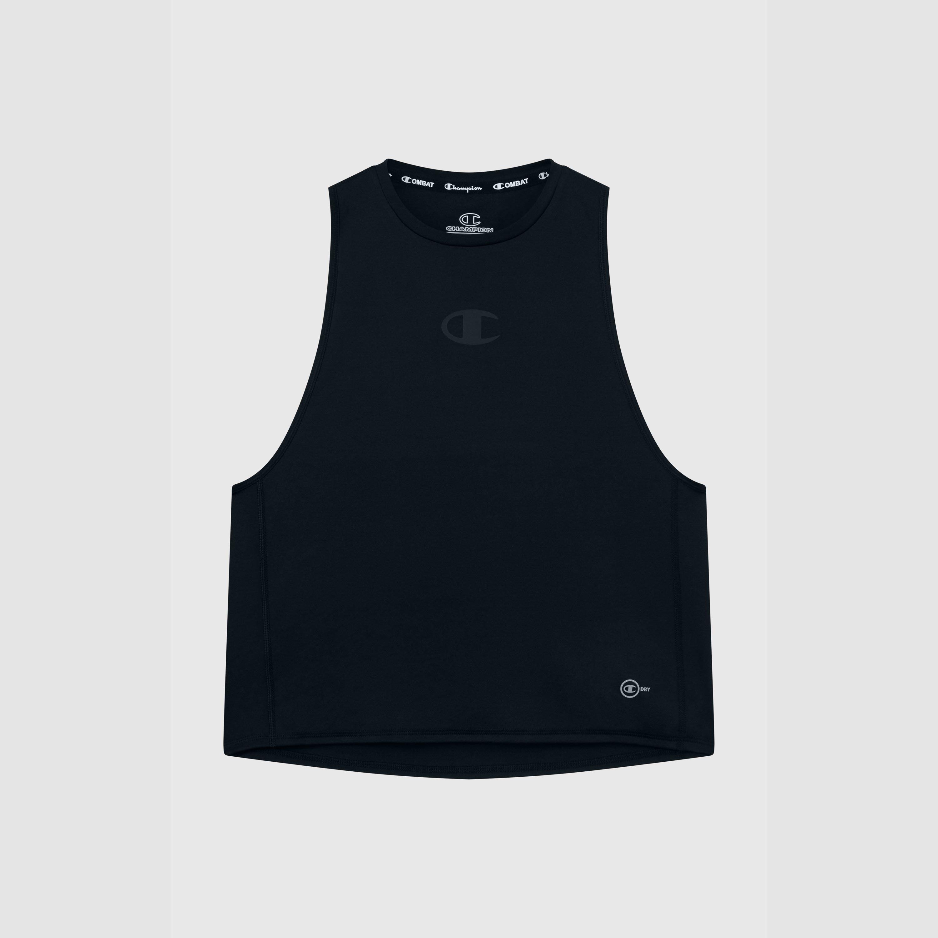 Black - Champion - Women's Short Sleeve Performance Gym Top - 1