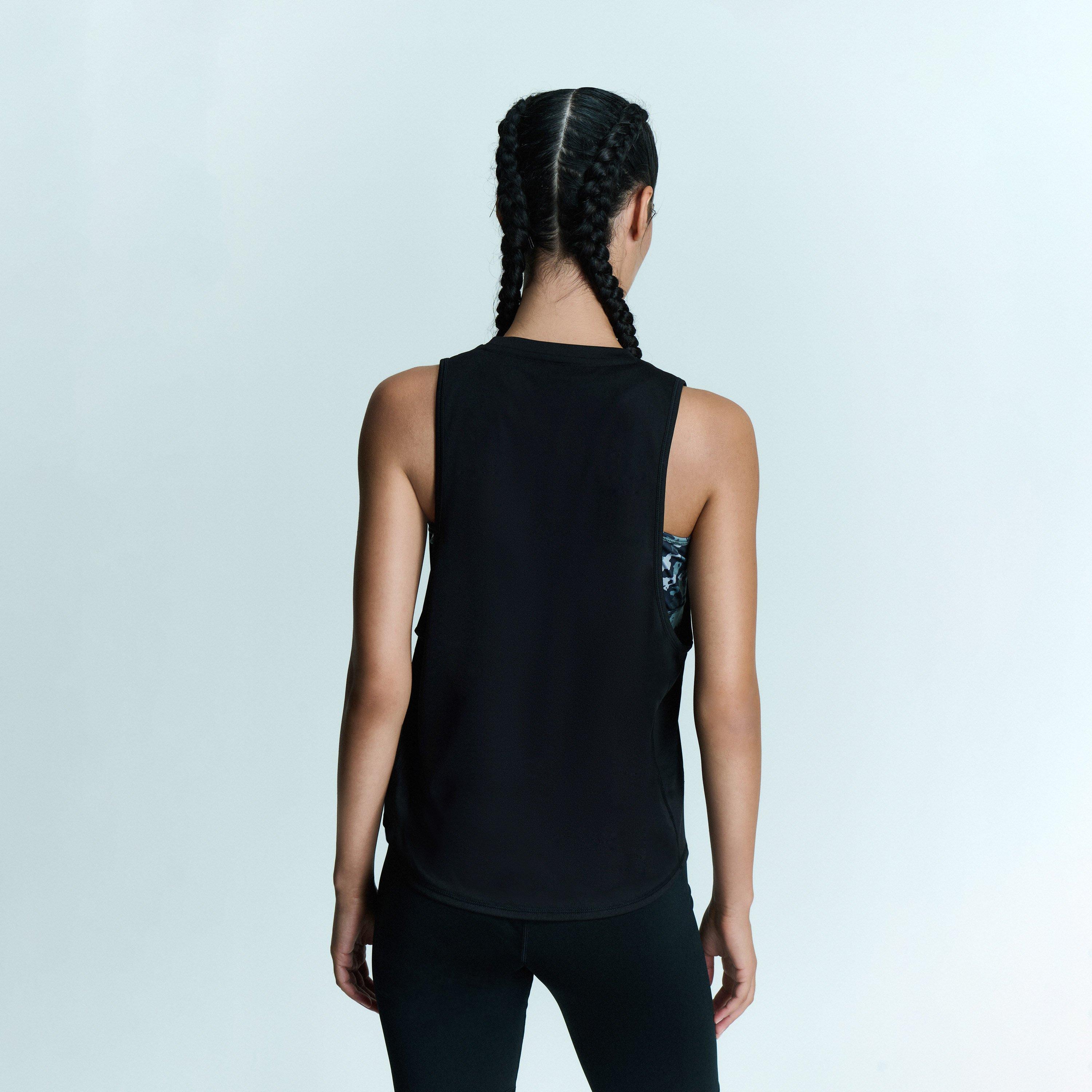 Crna - Champion - Women's Short Sleeve Performance Gym Top - 3